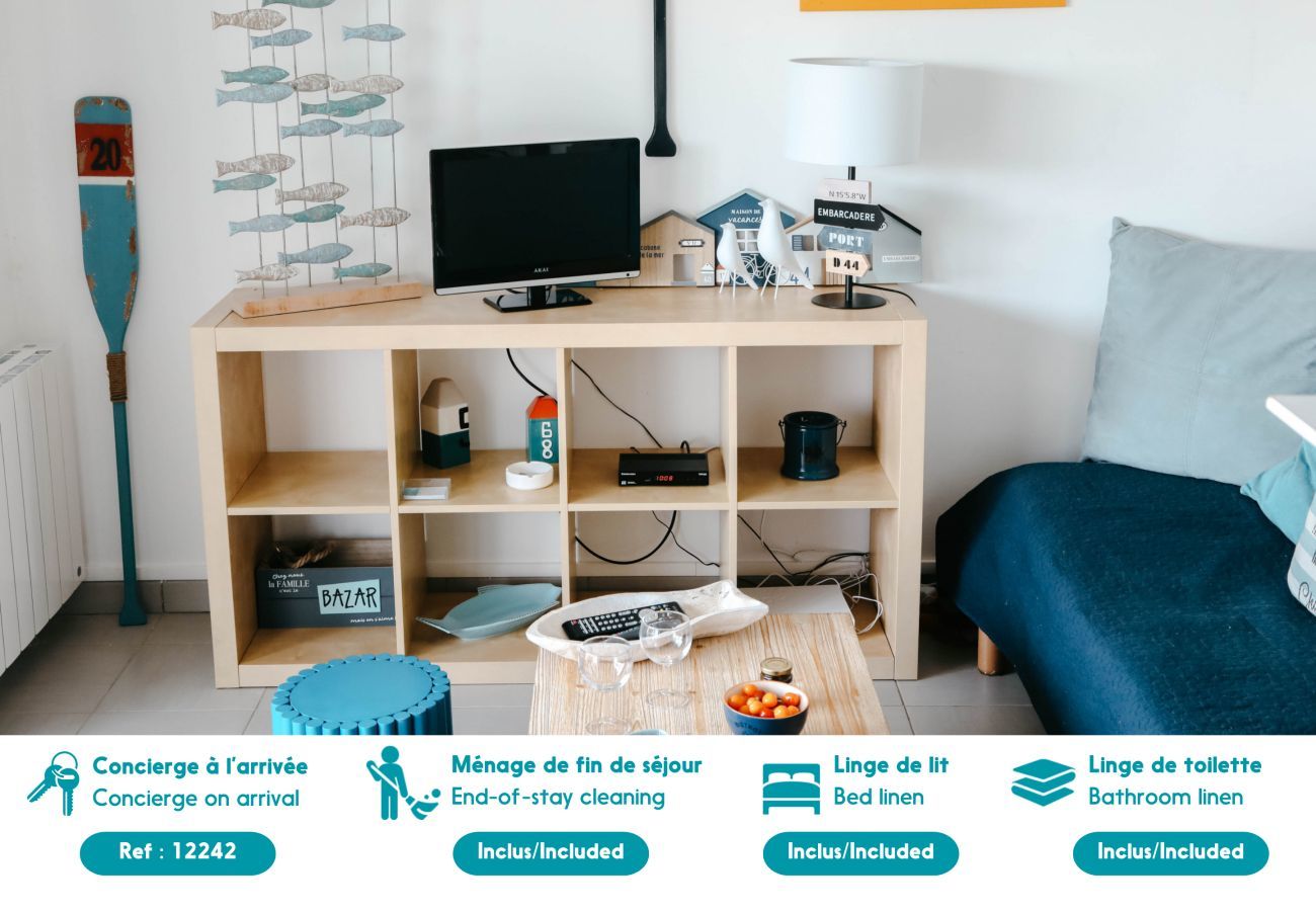 Apartamento en Plouguerneau - Terraza con vistas al mar para 2 en Plouguerneau