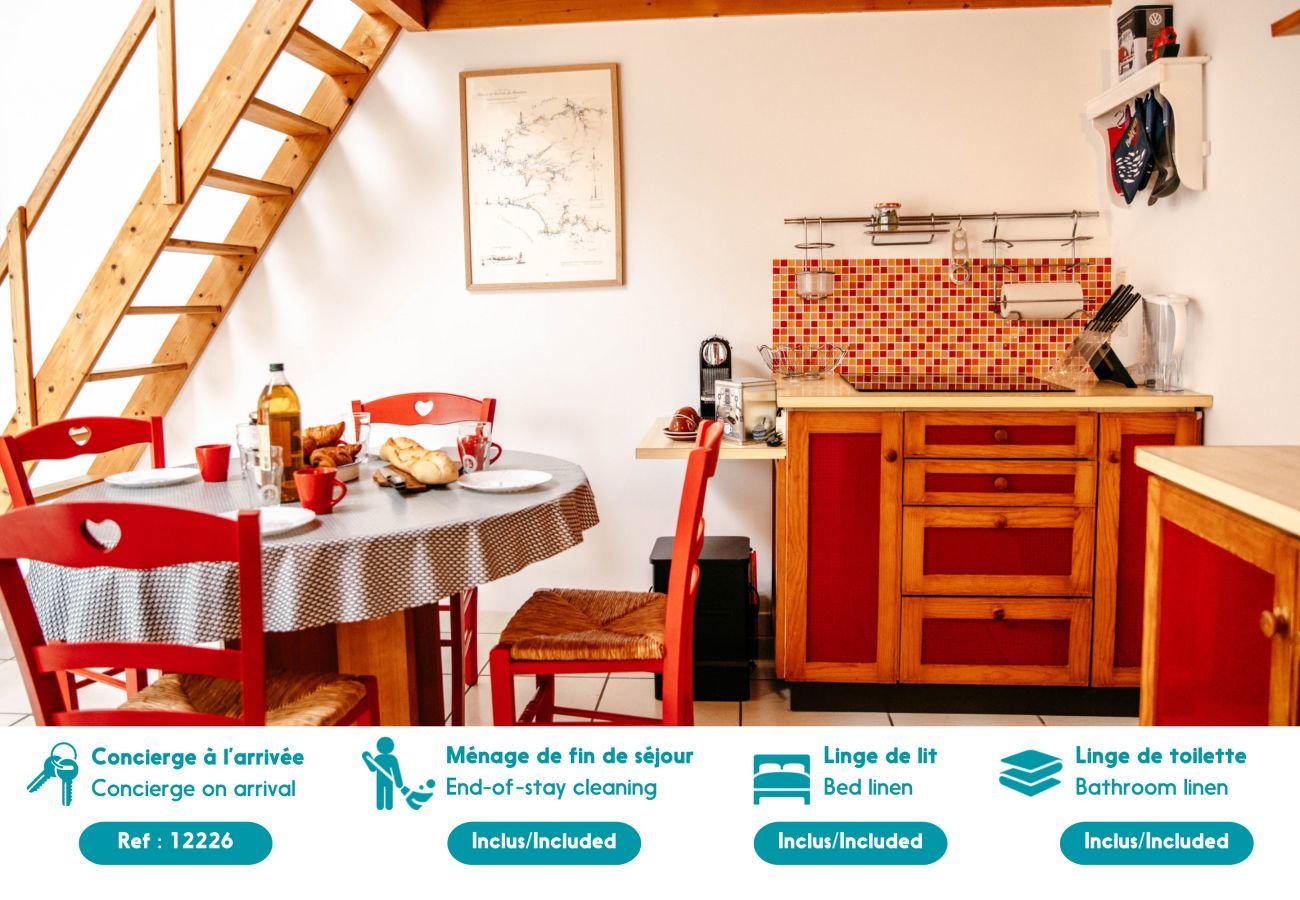 Casa en Plouguerneau - Encantadora casa para 2, 400m de Saint-Cava