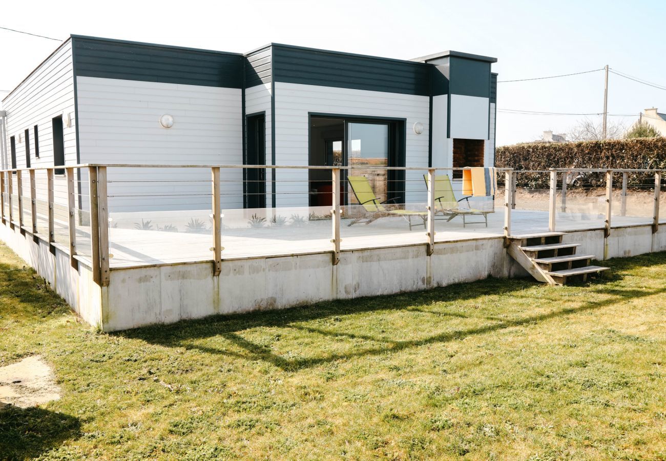 Casa en Plounéour-Trez - A 500 m del mar, casa moderna con jardín para 4