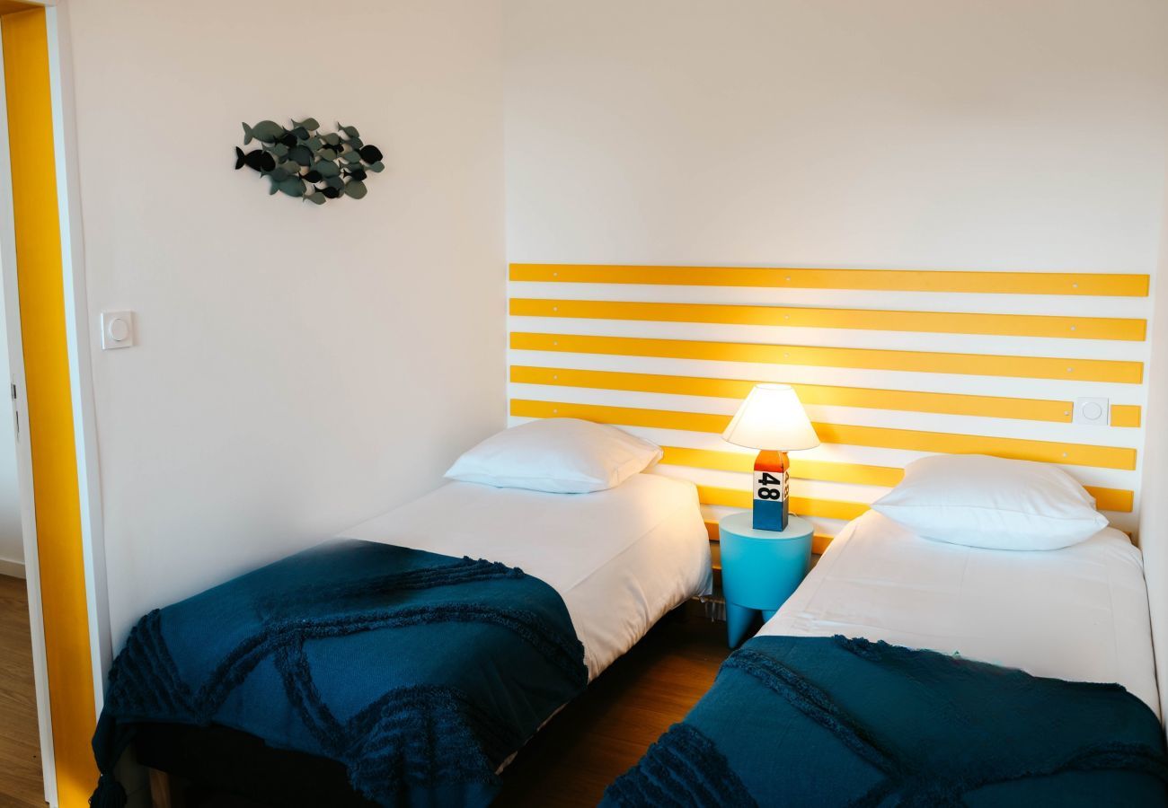 Apartamento en Plouguerneau - Terraza frente al mar para 4 personas