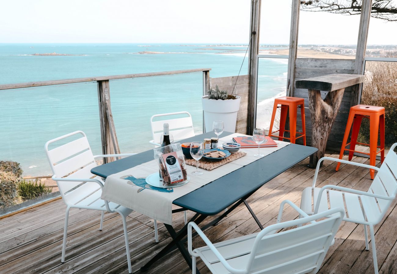 Apartamento en Plouguerneau - Terraza frente al mar para 4 personas
