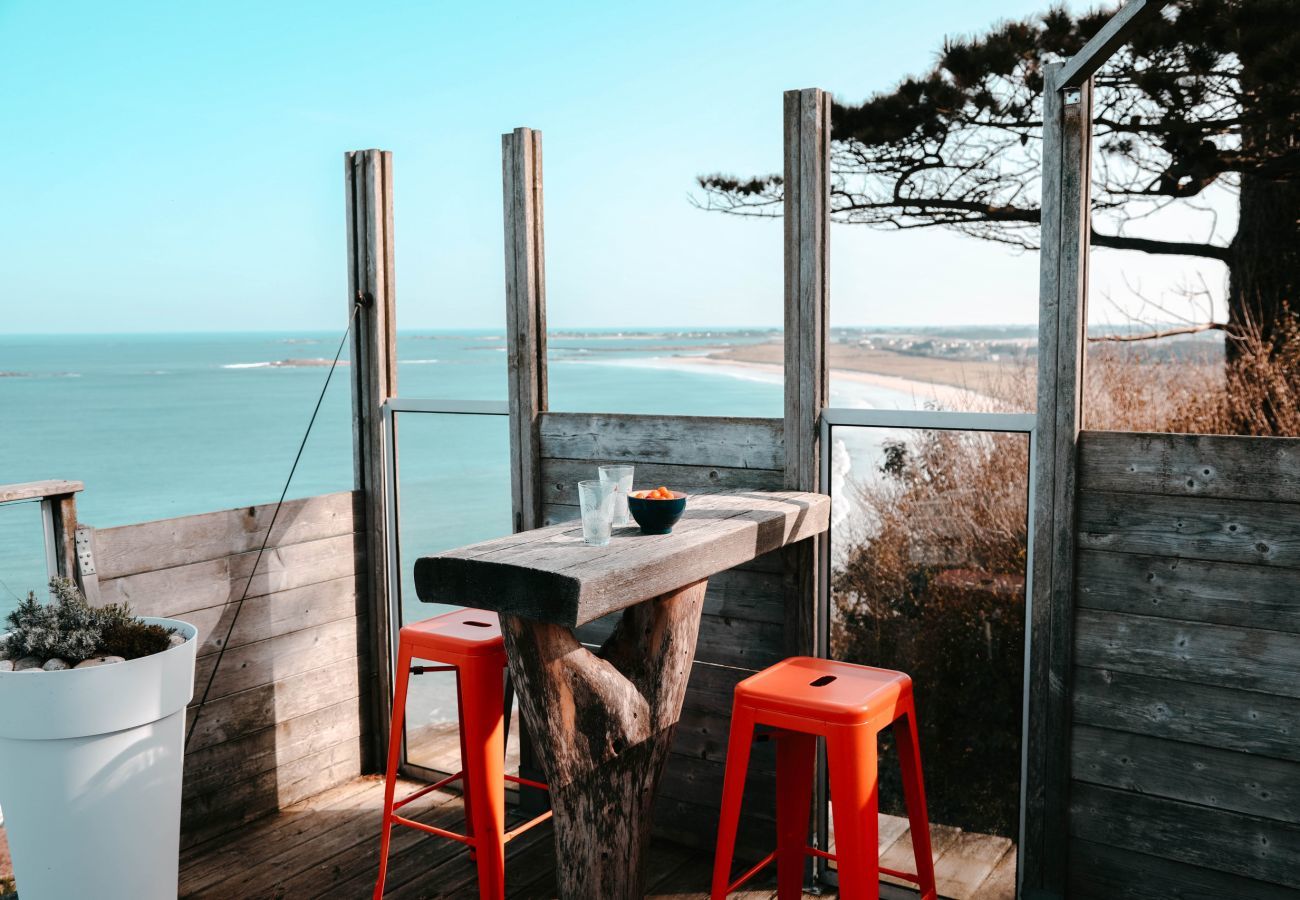 Apartamento en Plouguerneau - Terraza frente al mar para 4 personas
