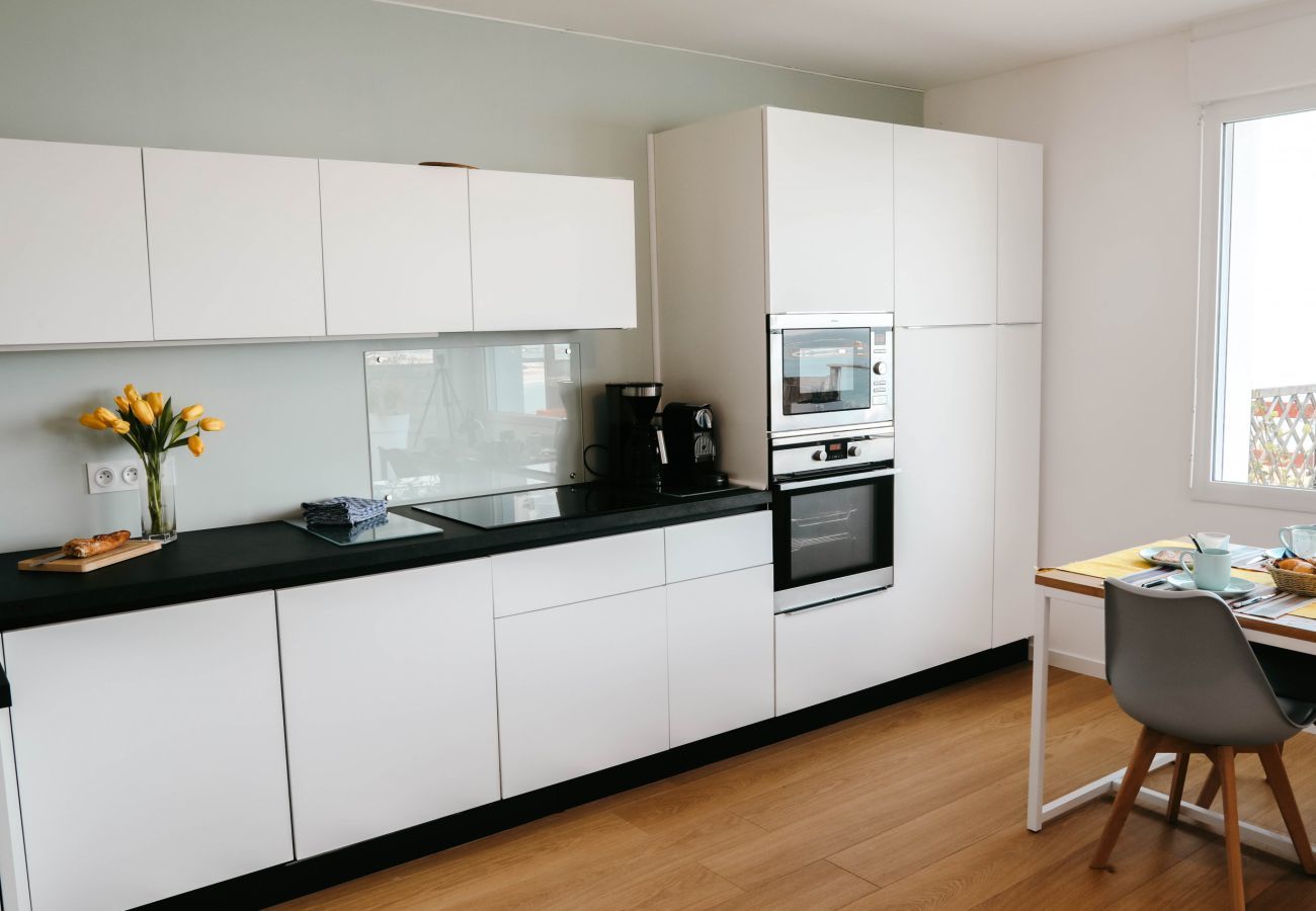 Apartamento en Plouguerneau - Terraza frente al mar para 4 personas