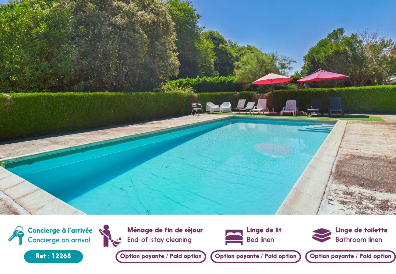 Casa en Saint-Crépin-et-Carlucet - Casa de campo para 6 con piscina y jardín