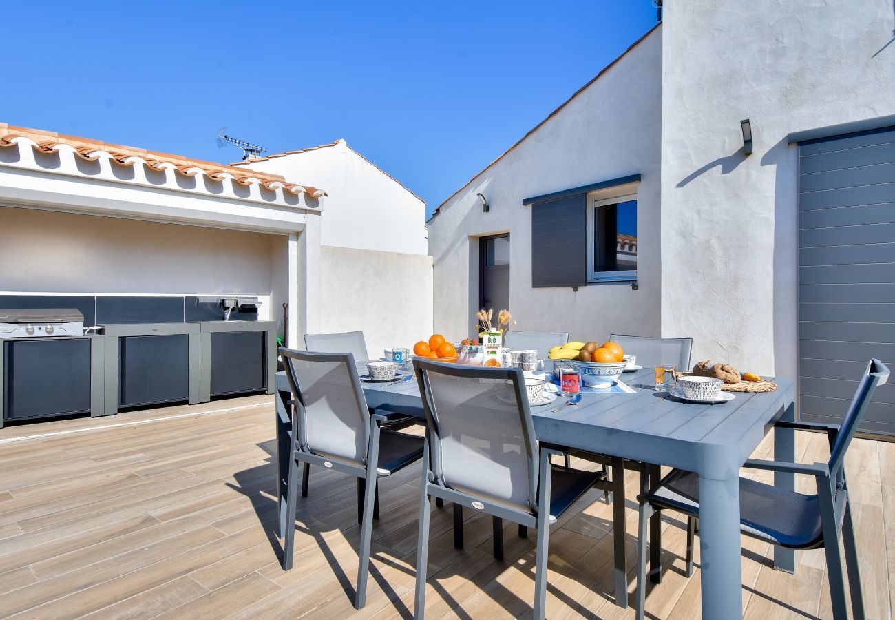 Casa en Noirmoutier-en-l´Ile - Casa para 6 - Terraza - 300 m del puerto