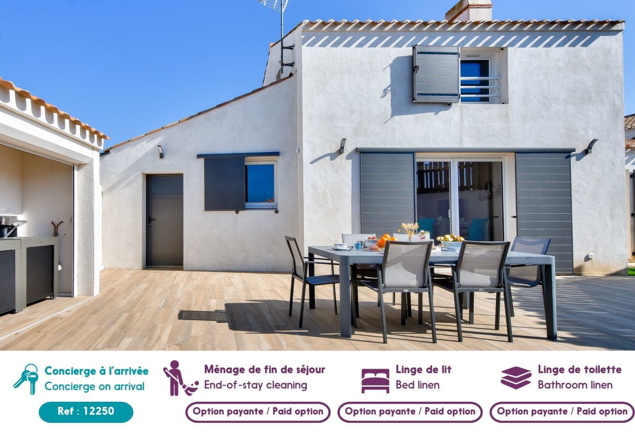 Casa en Noirmoutier-en-l´Ile - Casa para 6 - Terraza - 300 m del puerto