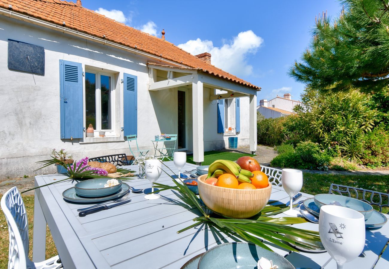 Casa en Barbâtre - Casa con jardín para 4 - 800m de la playa
