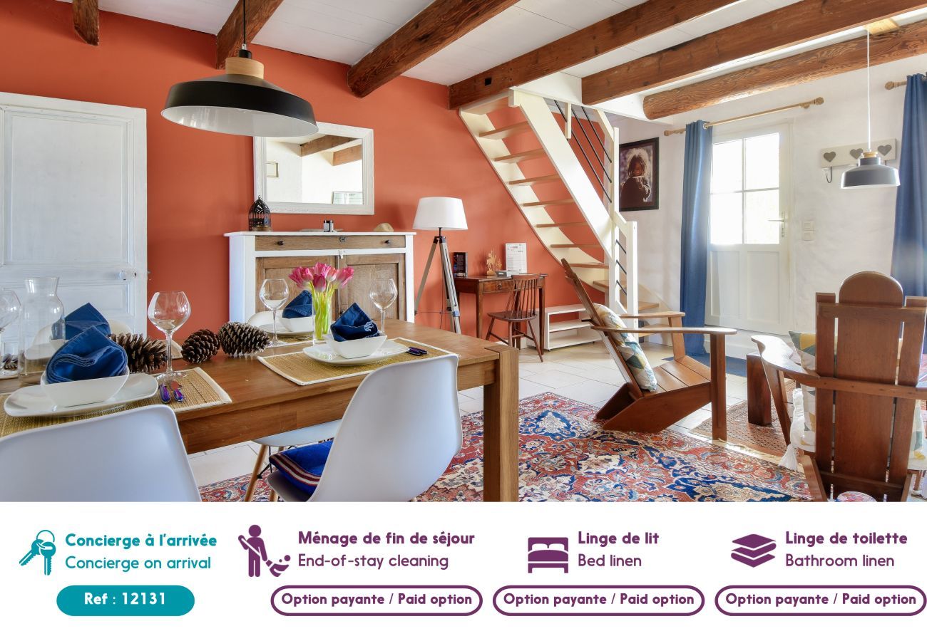 Casa en Barbâtre - Casa para 4 con jardín y terraza - 500m de la playa
