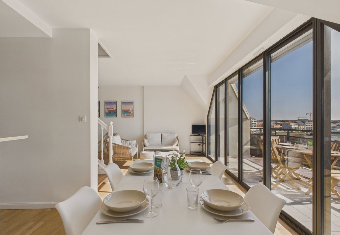 Apartamento en Saint-Gilles-Croix-de-Vie - Magníficas vistas al mar- a 350 m de la playa