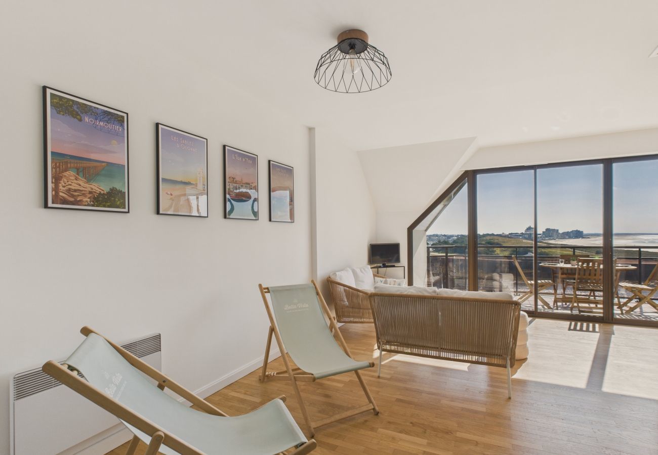 Apartamento en Saint-Gilles-Croix-de-Vie - Magníficas vistas al mar- a 350 m de la playa