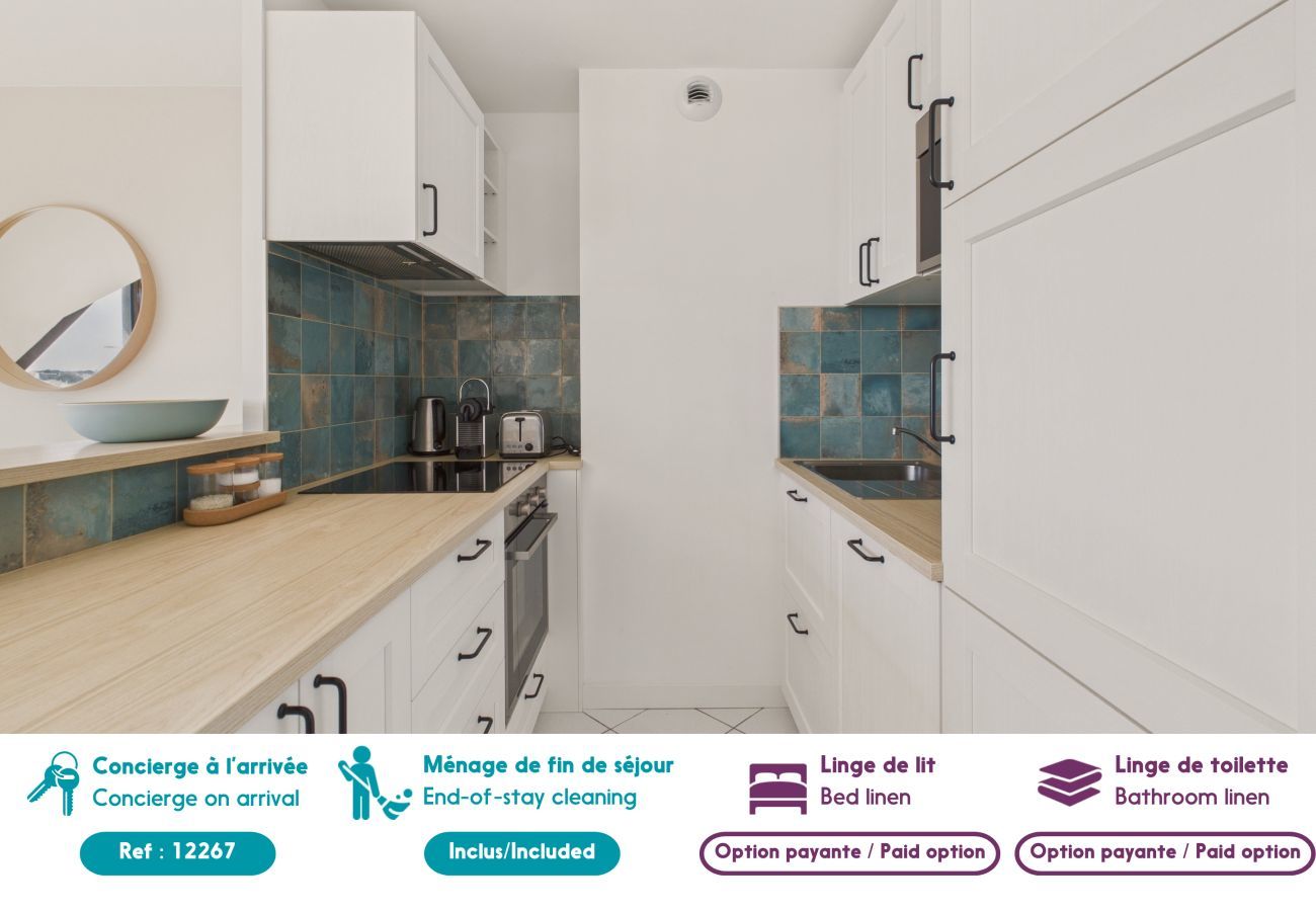 Apartamento en Saint-Gilles-Croix-de-Vie - Magníficas vistas al mar- a 350 m de la playa