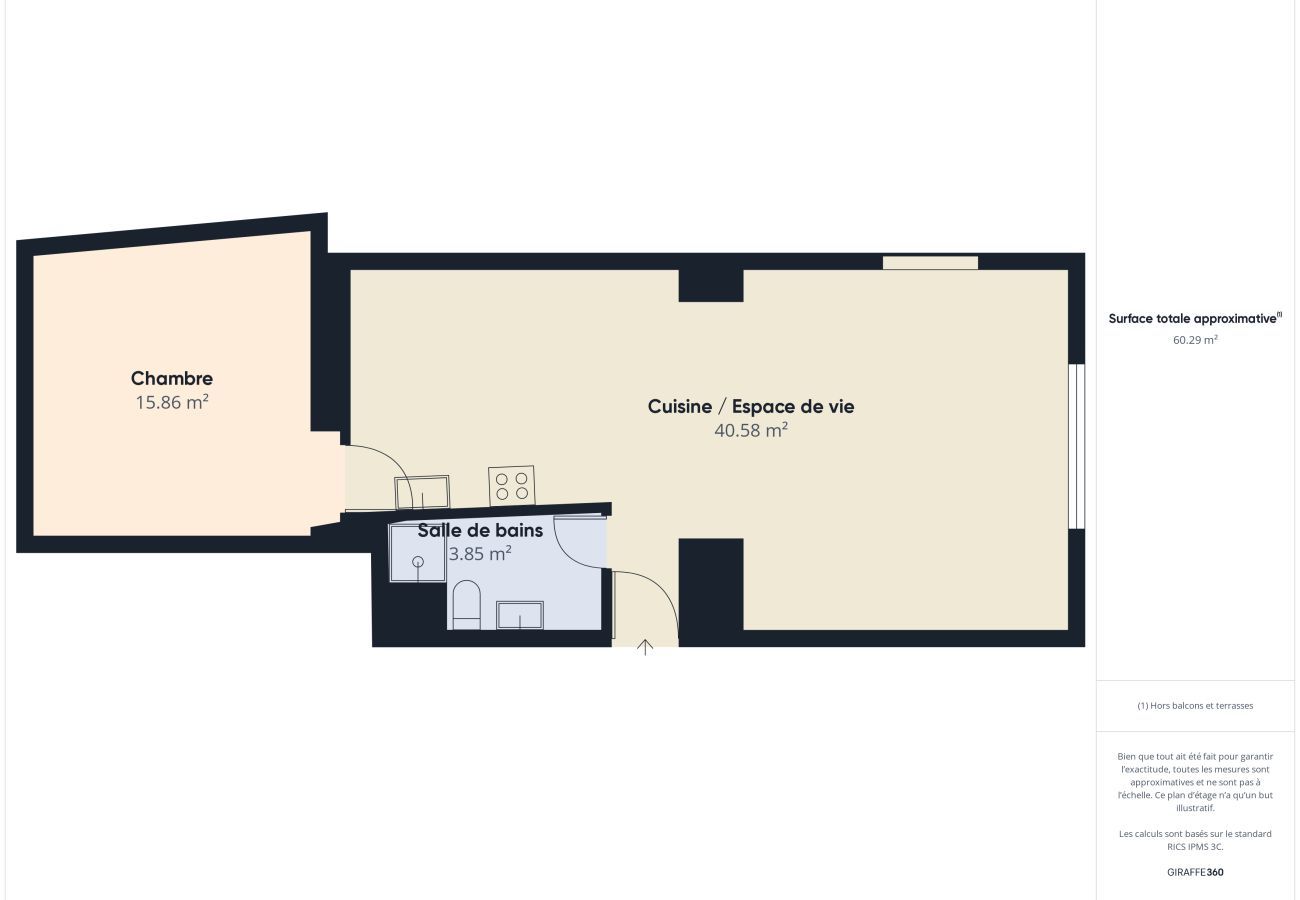 Apartamento en Le Guilvinec - Apartamento para 4 en el centro del Guilvinec