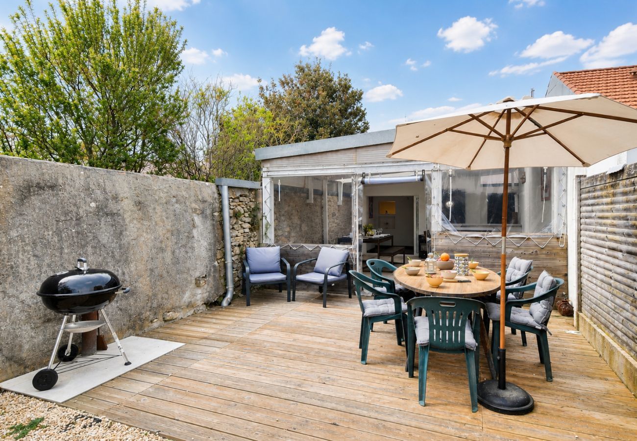 Casa en Barbâtre - Casa con jardín para 8 a 550m de la playa