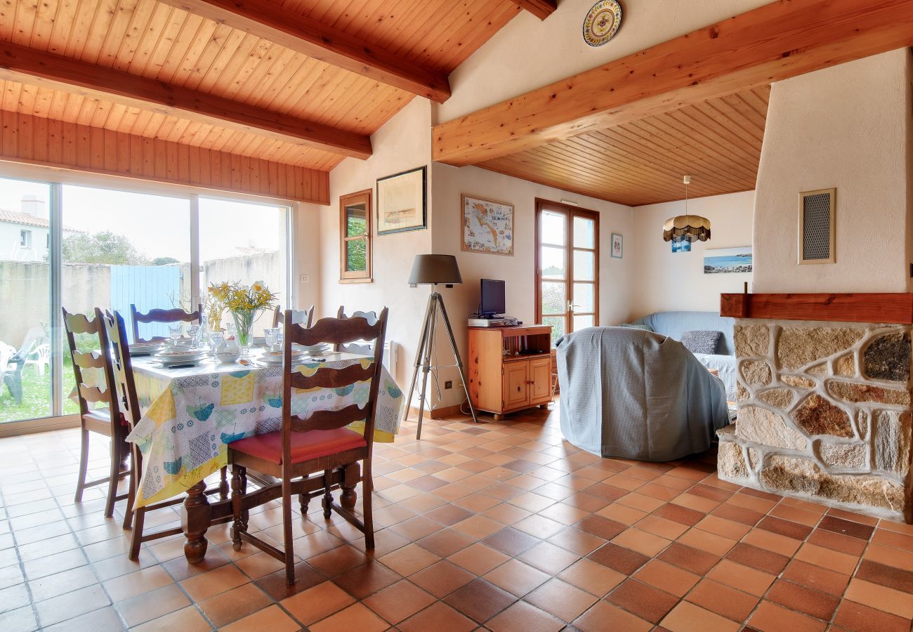 Casa en Noirmoutier-en-l´Ile - Casa con jardín a a 300 m de la playa de Sableaux