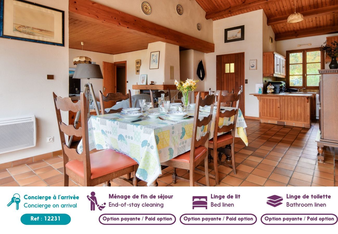 Casa en Noirmoutier-en-l´Ile - Casa con jardín a a 300 m de la playa de Sableaux