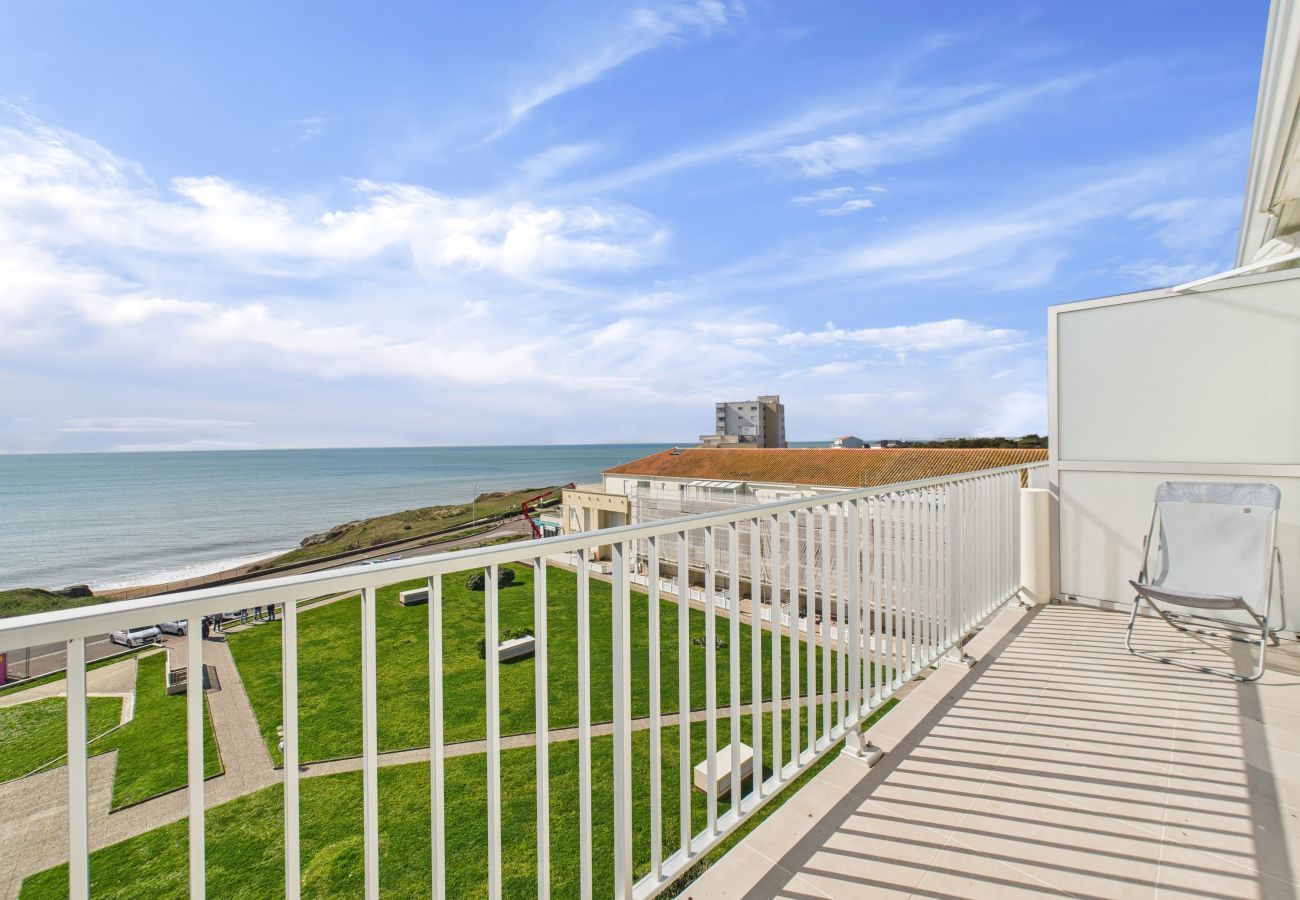 Apartamento en Saint-Hilaire-de-Riez - Vista impresionante al océano para 4 personas