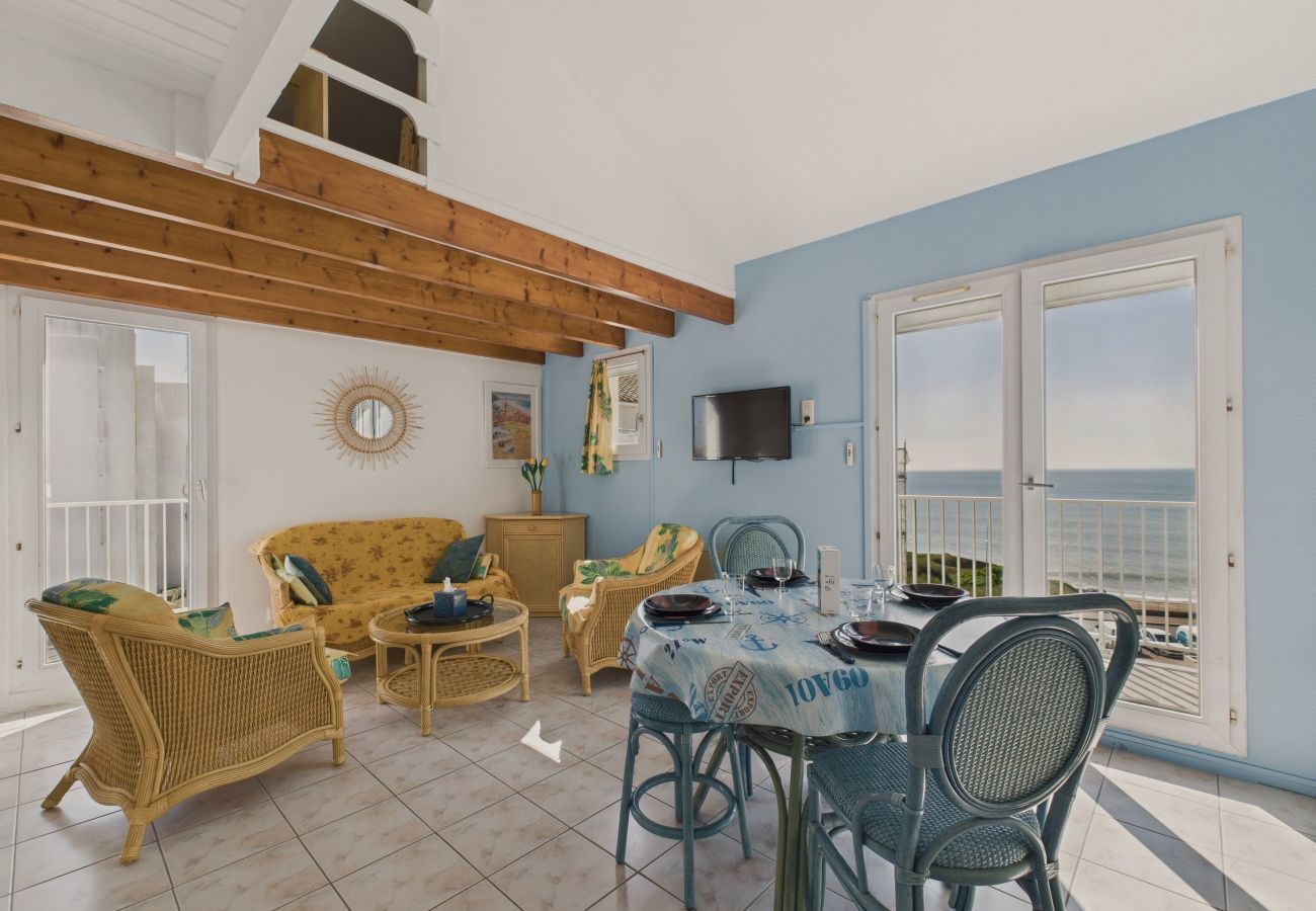Apartamento en Saint-Hilaire-de-Riez - Vista impresionante al océano para 4 personas