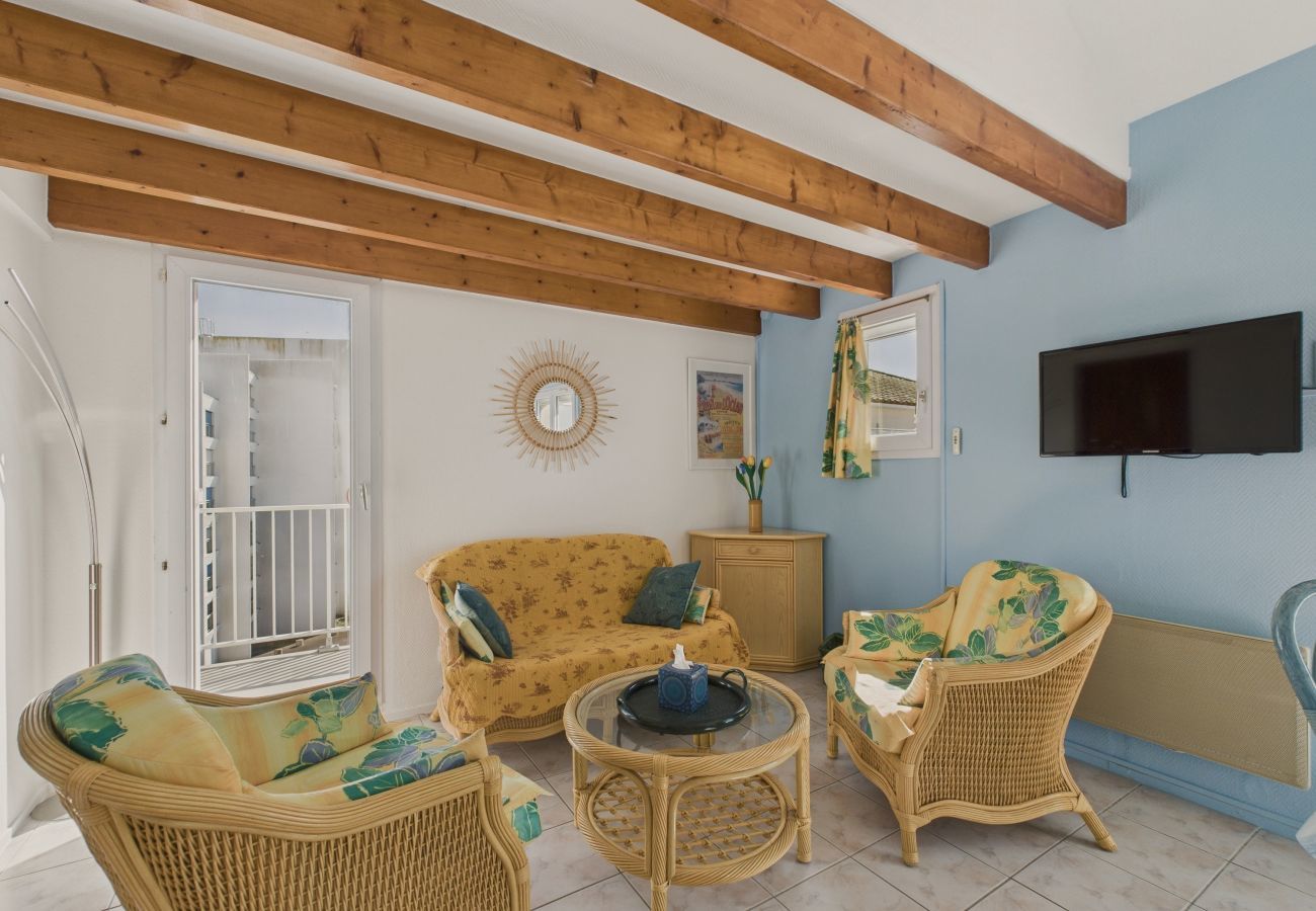 Apartamento en Saint-Hilaire-de-Riez - Vista impresionante al océano para 4 personas