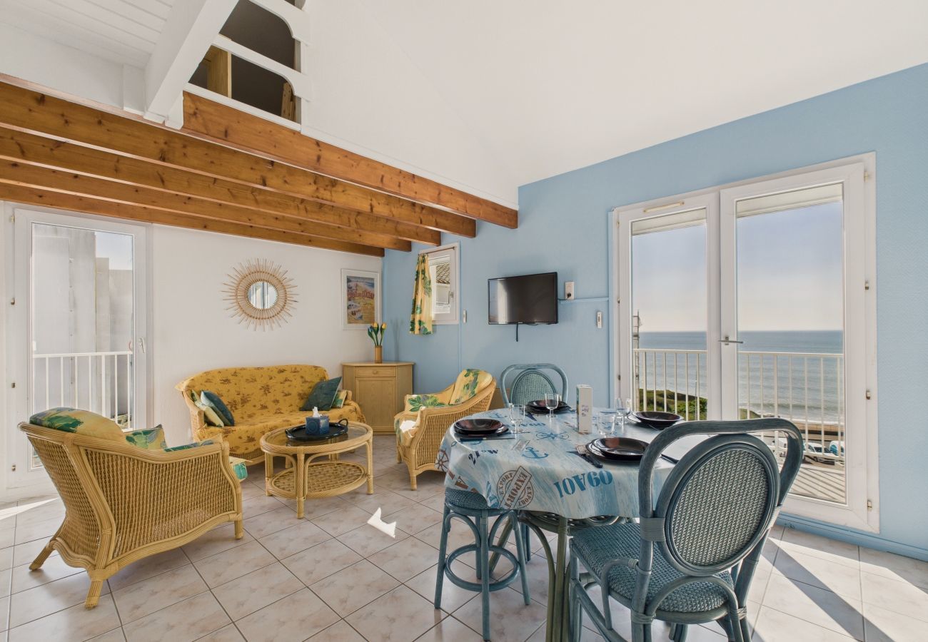 Apartamento en Saint-Hilaire-de-Riez - Vista impresionante al océano para 4 personas
