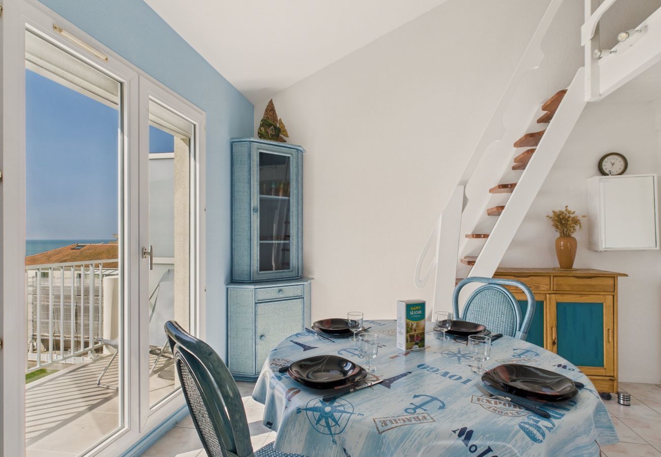 Apartamento en Saint-Hilaire-de-Riez - Vista impresionante al océano para 4 personas