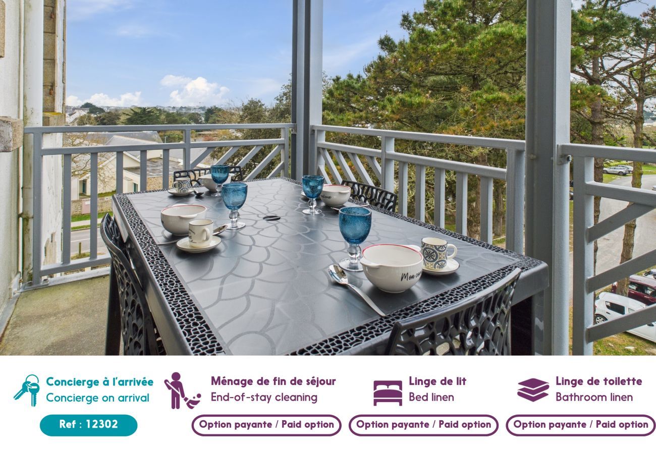 Apartamento en Le Croisic - Dúplex para 4 con balcón y acceso directo a la playa