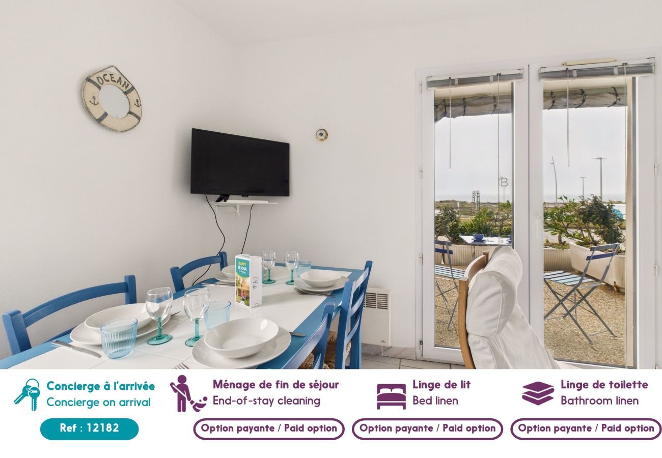 Apartamento en Saint-Hilaire-de-Riez - Vista mar - terraza - 2 adultos y 2 niños