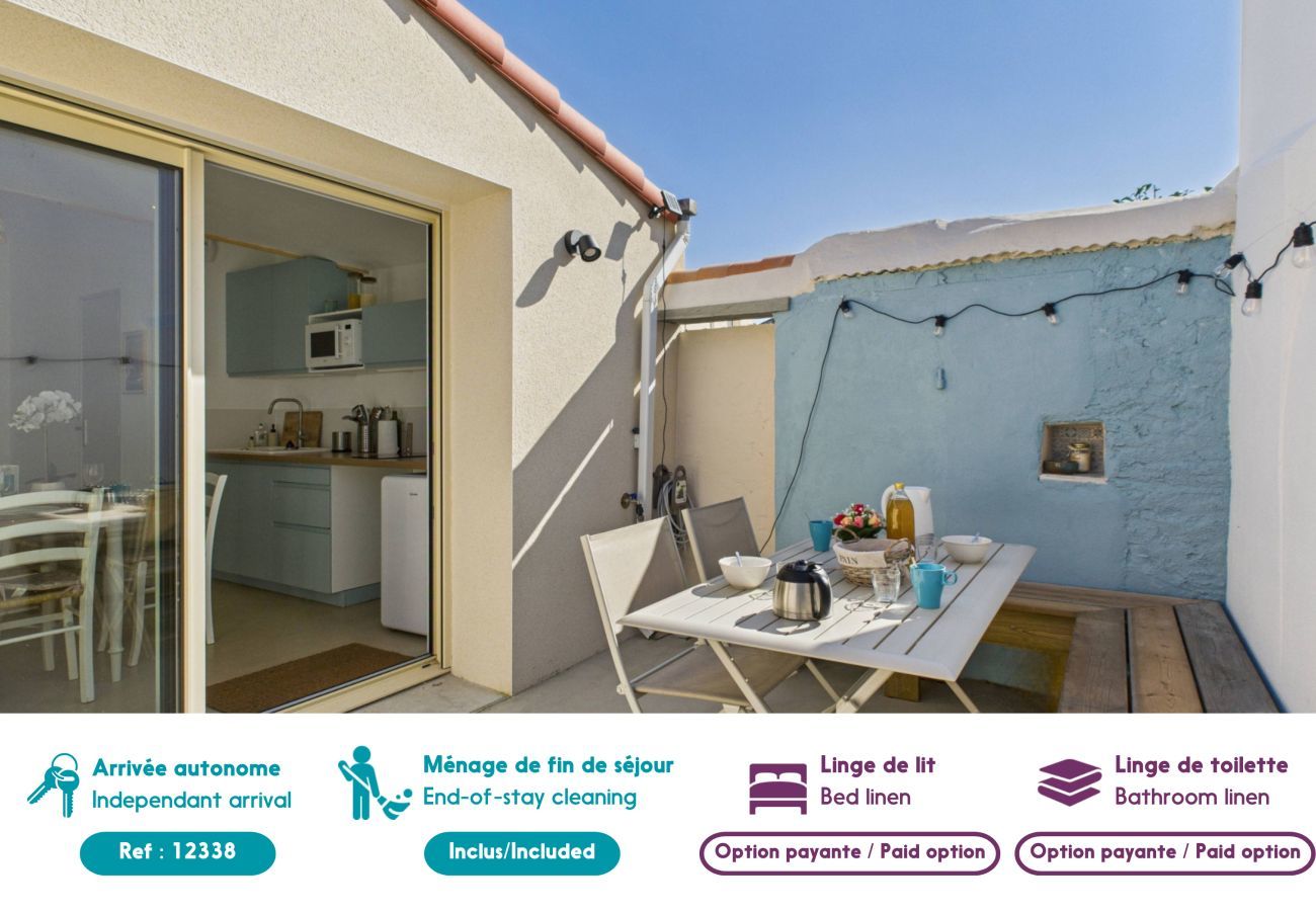 Casa en Les Sables-d´Olonne - A 700 m de la playa – Terraza – Casa para 4 personas