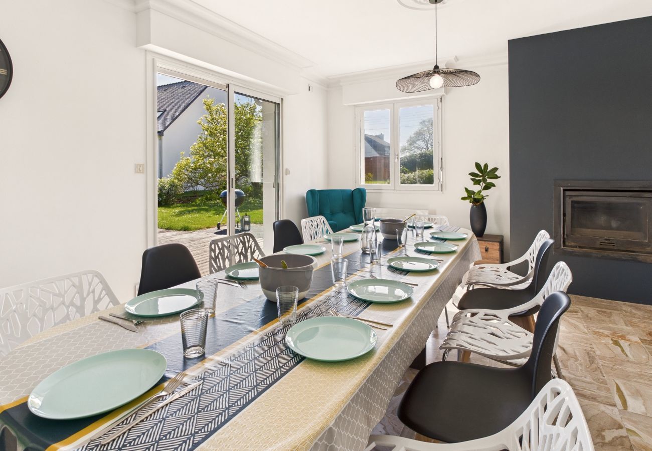 Casa en Concarneau - Casa moderna para 12, amplio jardín, terraza