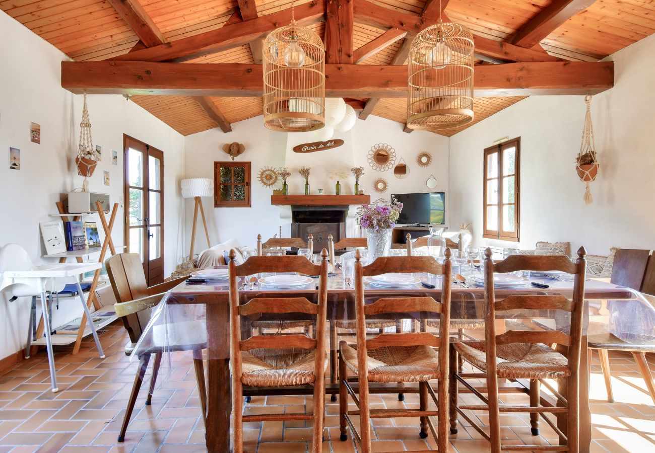 Casa en Noirmoutier-en-l´Ile - Villa para 10 con piscina y jardín