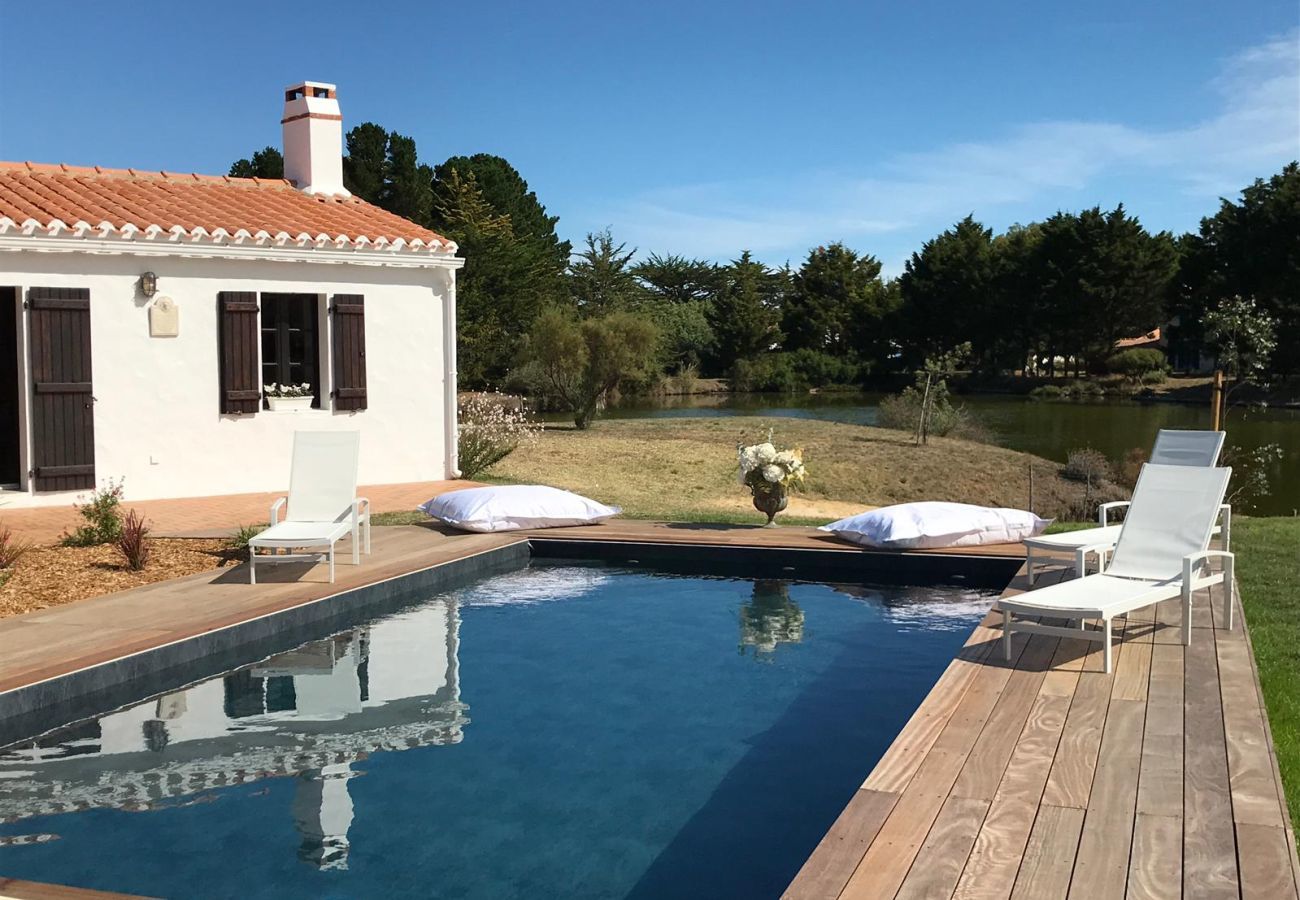 Casa en Noirmoutier-en-l´Ile - Villa para 10 con piscina y jardín