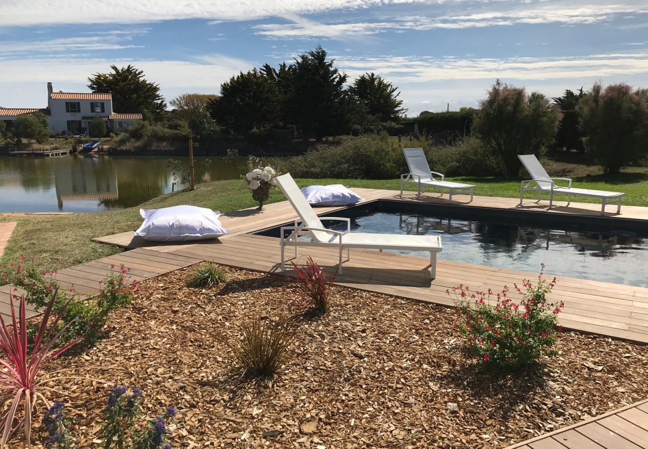 Casa en Noirmoutier-en-l´Ile - Villa para 10 con piscina y jardín