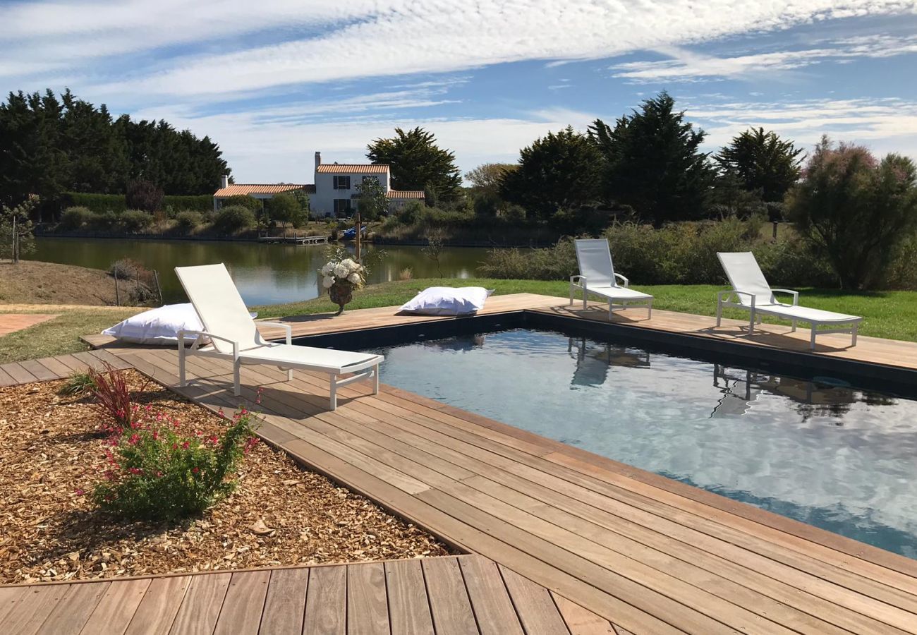 Casa en Noirmoutier-en-l´Ile - Villa para 10 con piscina y jardín