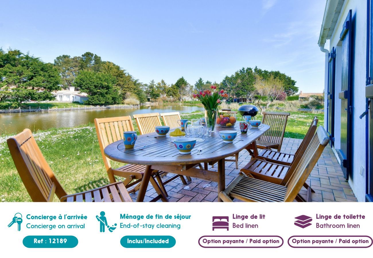 Casa en Noirmoutier-en-l´Ile - Villa para 10 con piscina y jardín