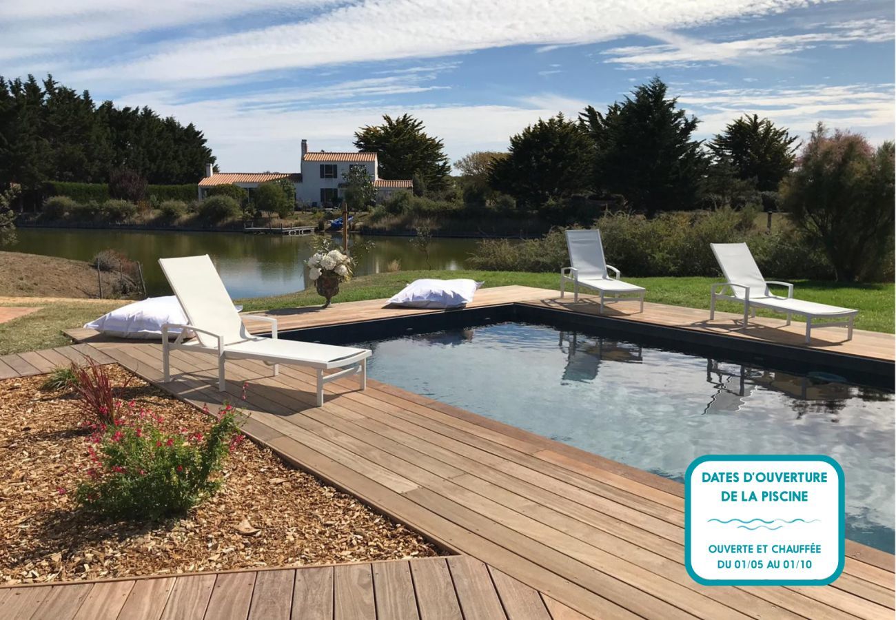 Casa en Noirmoutier-en-l´Ile - Villa para 10 con piscina y jardín