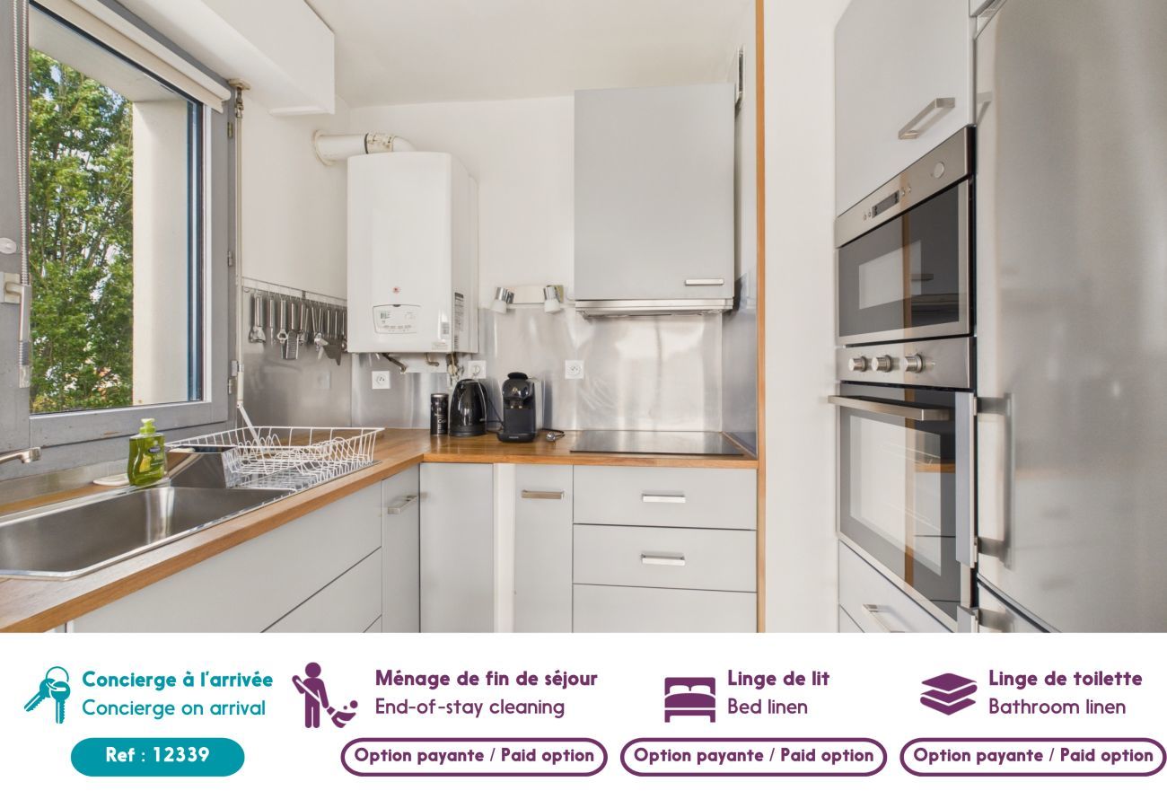 Apartamento en Saint-Gilles-Croix-de-Vie - Apartamento para 4 a 700 m de la Grande Plage