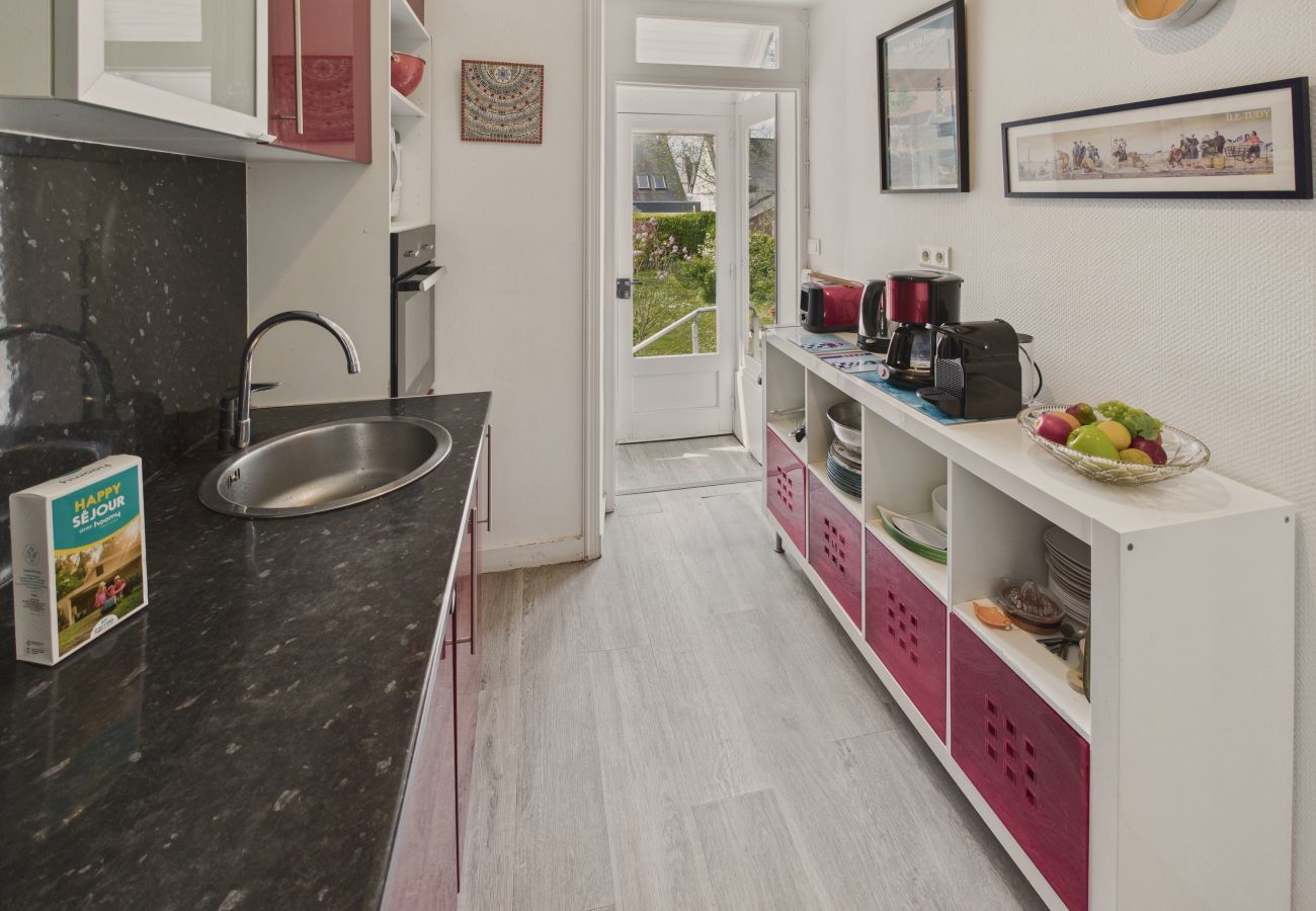 Casa en Ile Tudy - Casa a 32m de la playa - Amplio jardín - para 6