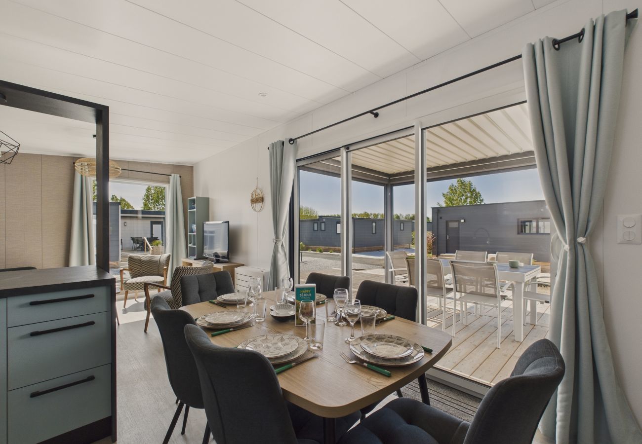 Chalet en Saint-Gilles-Croix-de-Vie - Chalet para 6 con piscina climatizada todo el año