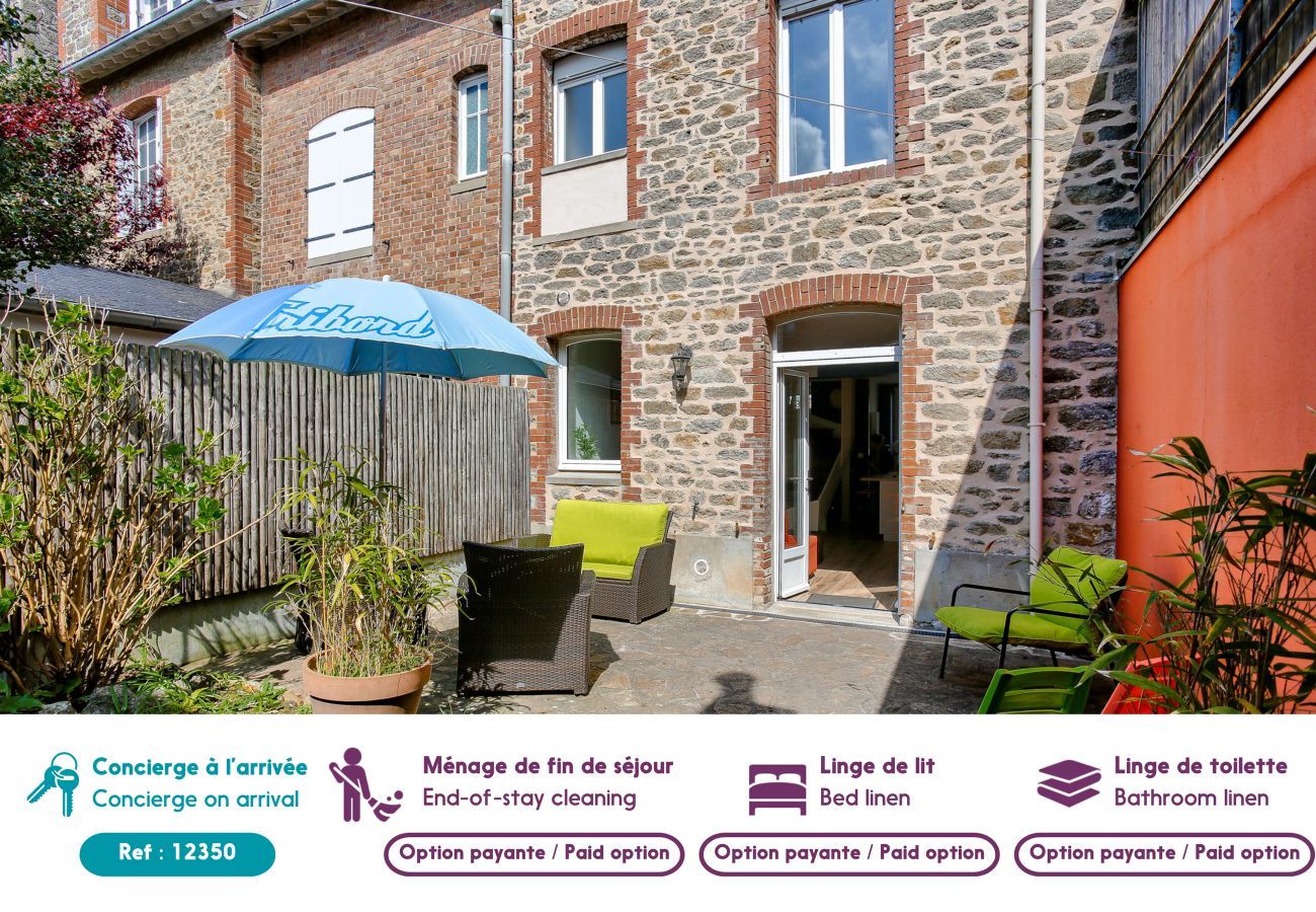 Casa en Dinard - 250 m playa Prieuré – jardín – casa para 6