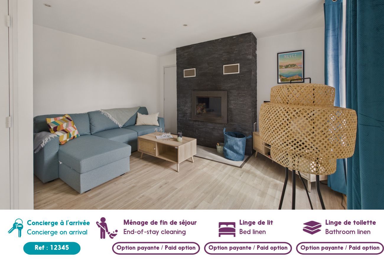 Casa en Fouesnant - Bonita casa con jardín y terraza para 4 personas