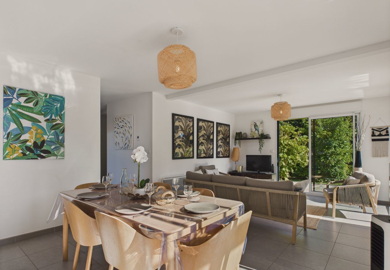 Casa en Saint-Vincent-sur-Jard - Piscina climatizada, 750 m playa, 4 adultos - 4 niños