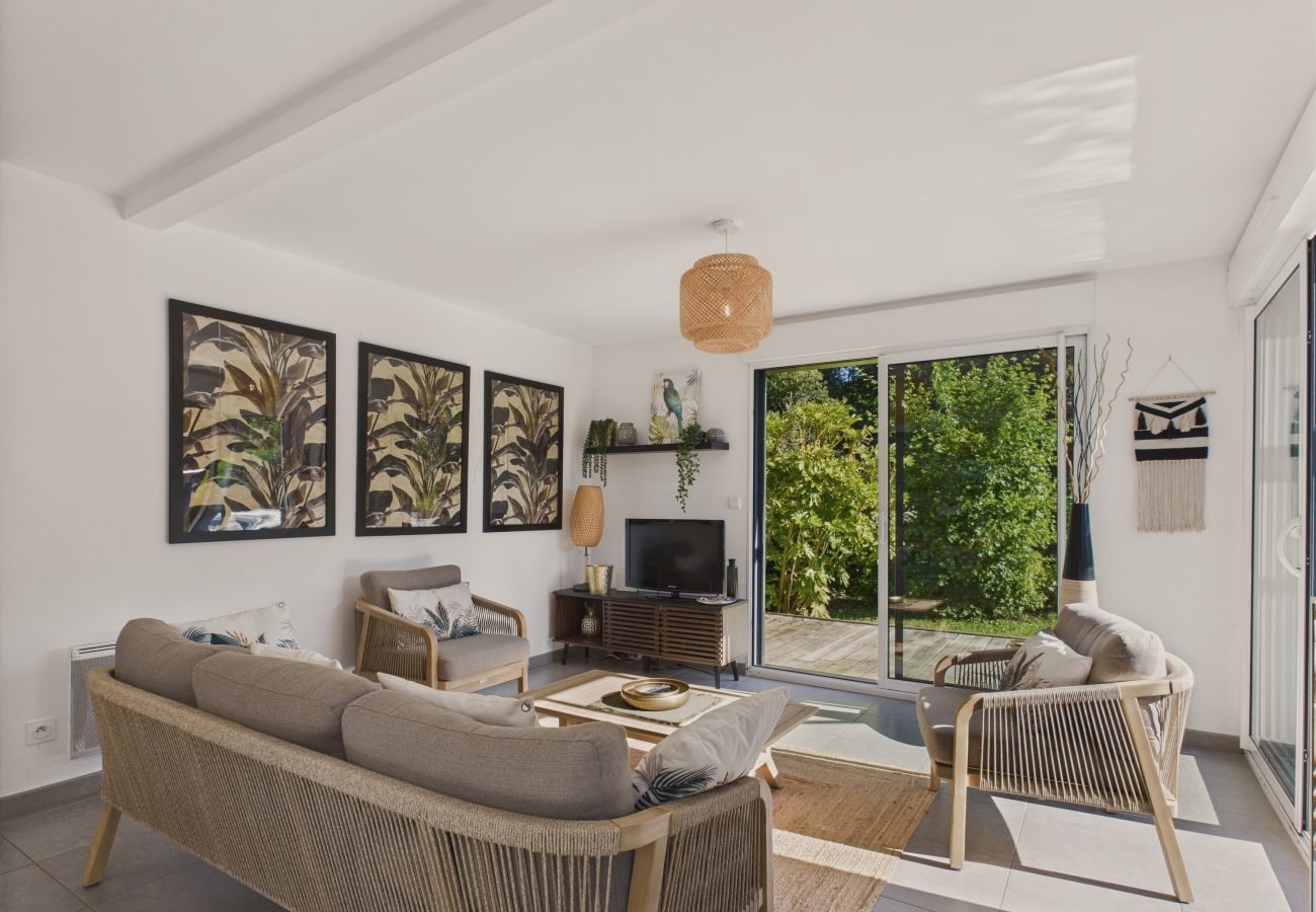 Casa en Saint-Vincent-sur-Jard - Piscina climatizada, 750 m playa, 4 adultos - 4 niños