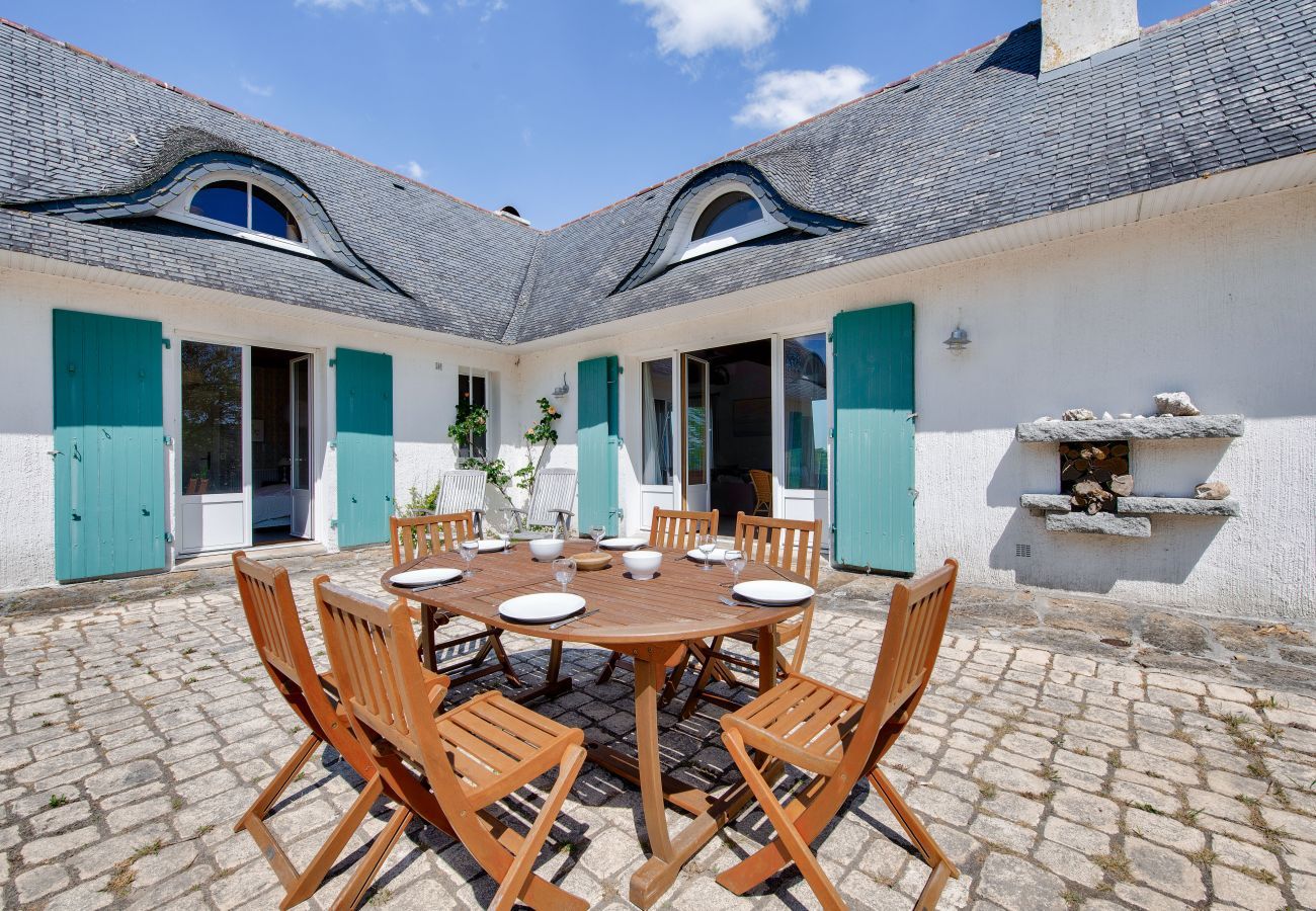 Casa en Saint-Pabu - Gran casa frente al océano con jardín para 11