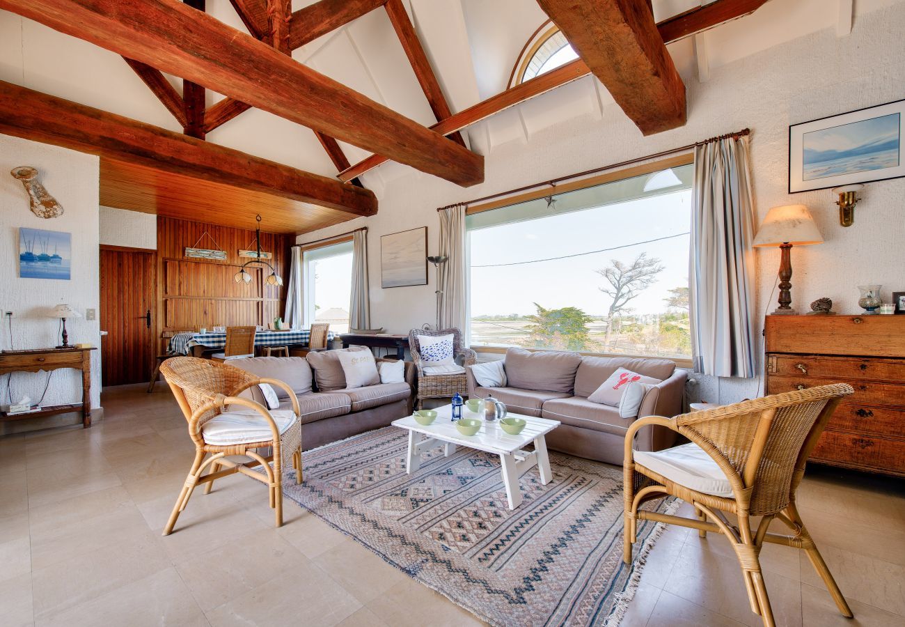Casa en Saint-Pabu - Gran casa frente al océano con jardín para 11