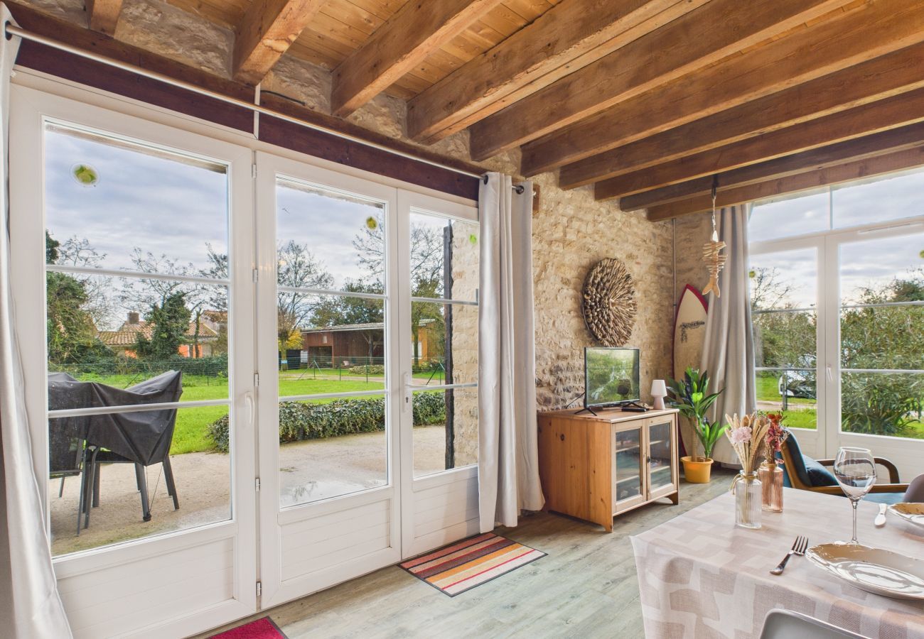 Casa en Saint-Vincent-sur-Jard - Auténtica casa de piedra para 7 personas con jardín