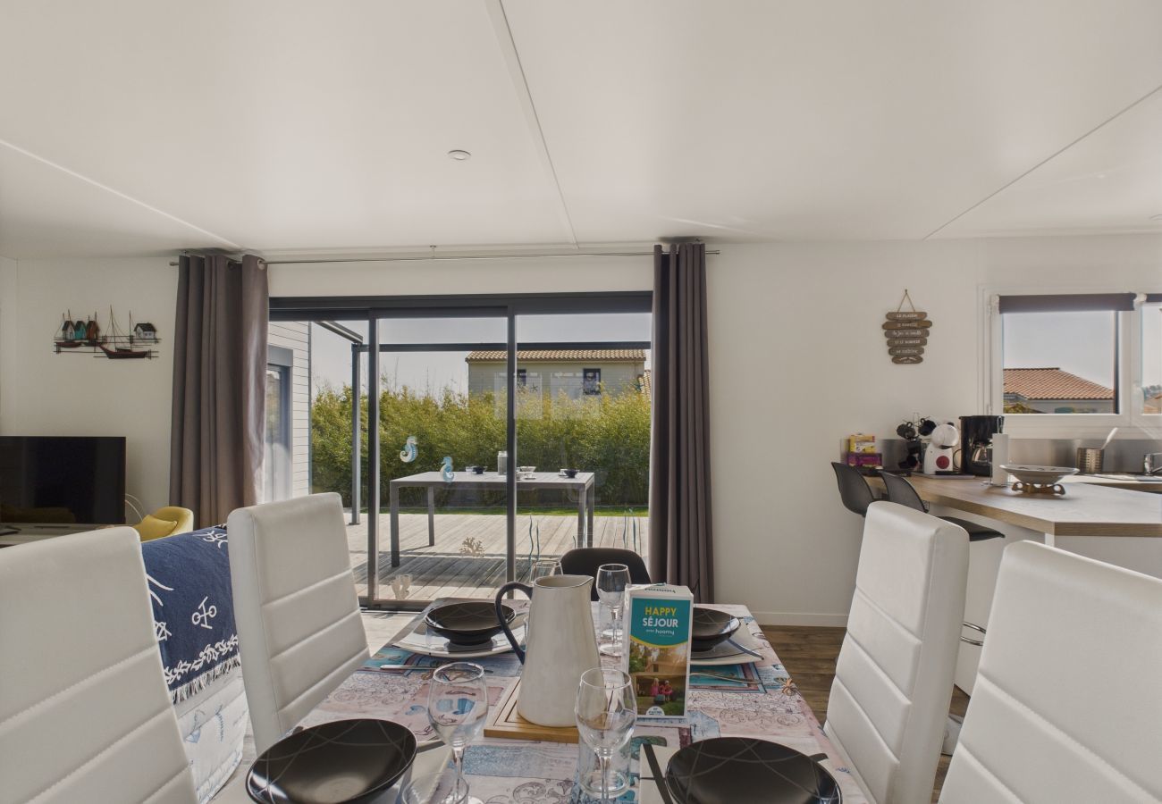Chalet en Bretignolles-sur-Mer - Chalet para 6 - Piscina climatizada - Terraza