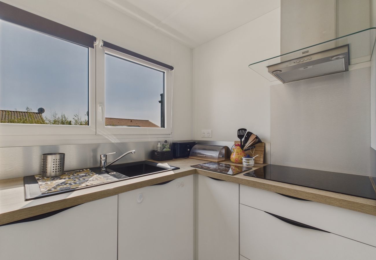 Chalet en Bretignolles-sur-Mer - Chalet para 6 - Piscina climatizada - Terraza
