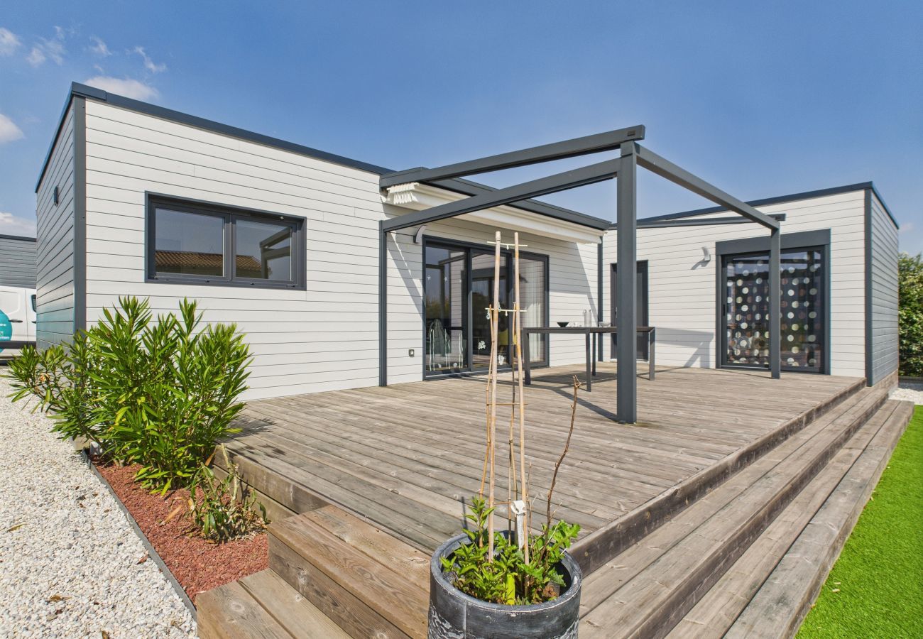 Chalet en Bretignolles-sur-Mer - Chalet para 6 - Piscina climatizada - Terraza