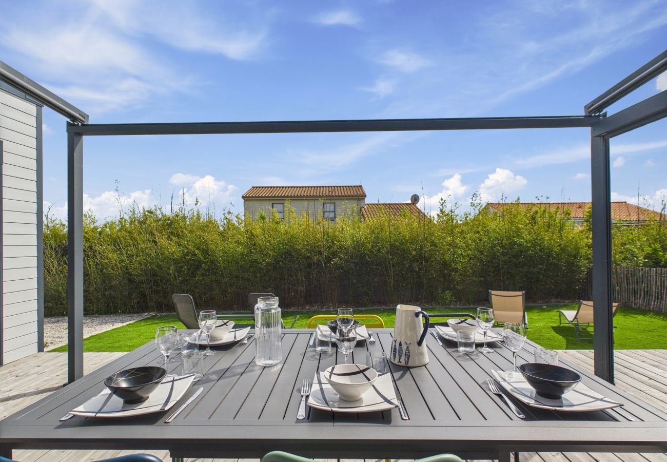 Chalet en Bretignolles-sur-Mer - Chalet para 6 - Piscina climatizada - Terraza