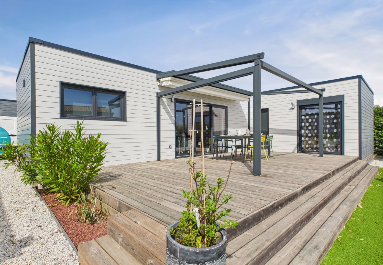 Chalet en Bretignolles-sur-Mer - Chalet para 6 - Piscina climatizada - Terraza