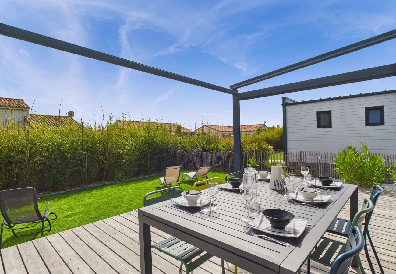 Chalet en Bretignolles-sur-Mer - Chalet para 6 - Piscina climatizada - Terraza